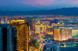 Fototapeta Las - cityscape of Las Vegas from top view in Nevada, USA