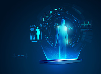 Wall Mural - e-health