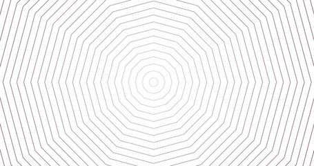 Octagon wave concentric animation multicolored abstract  hypnotic background. Minimal and multicolor loop. Radio wave octagone polygonal shape