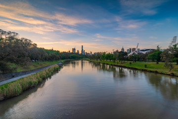 Wall Mural - Yarra river in Melbourne Victoria