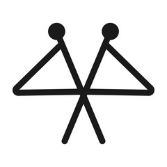 Wall Mural - flag - minimal line web icon. simple vector illustration. concept for infographic, website or app.