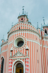 Wall Mural - St. PETERSBURG, RUSSIA: The Chesme Church or Church of Saint John the Baptist at Chesme Palace