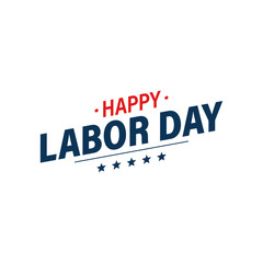 Labor day holiday banner. Happy labor day greeting card. USA flag. United States of America. Work, job. Vector illustration.