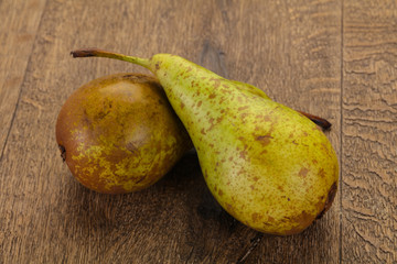 Green ripe pear