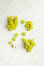 Tasty Green Grapes. White Grape.