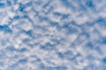 Blue sky with white cloud, nature background