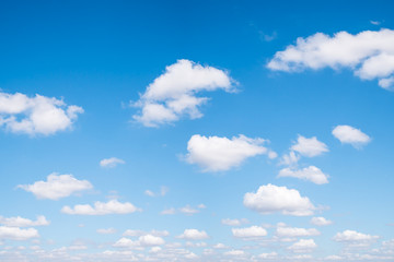Wall Mural - blue sky and clouds natural background.