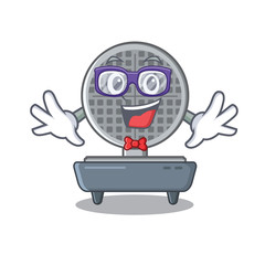 Sticker - Geek waffle iron isolated in the cartoon