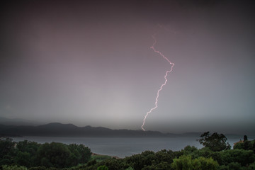 A stormy day over Saint Florent, Corsica