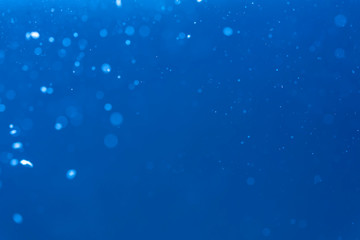 abstract blue defocused bokeh background