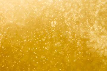 Wall Mural - abstract yellow bokeh defocus background.