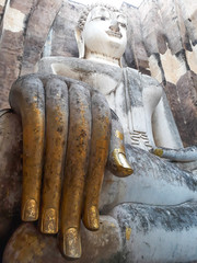 Wall Mural - Wat Si Chum Temple in Sukhothai Historical Park ,Thailand.