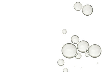 Wall Mural - Clear bubbles