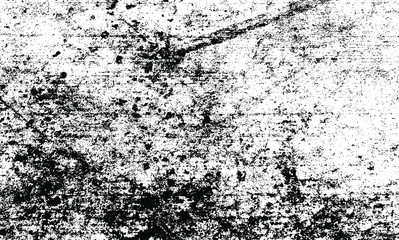 Uneven black and white texture vector. Distressed overlay texture. Grunge background. Abstract textured effect. Vector Illustration. Black isolated on white background. EPS10.