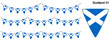 © ochikosan - スコットランドの旗のガーラーンド　ベクターデータ（bunting garland）