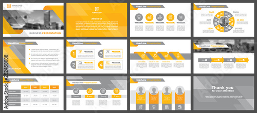 Fotomural Presentation templates, corporate