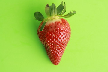 strawberry on colorful background