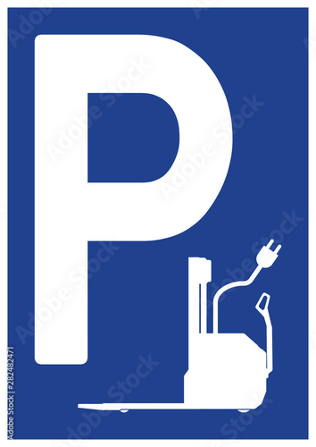 Spr119 Signparkraum German Parkplatz Parken Fur Elektro