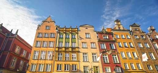 Fototapete - Stone bas-reliefs on the walls of Gdansk