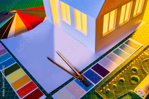 Architectural Bureau Color Selection For Painting The Walls