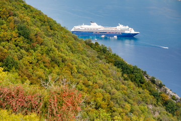 Poster - Kotor bay cruise ship, Montenegro