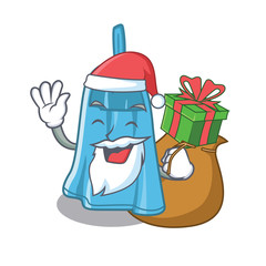 Sticker - Santa with gift hand towel stored in cartoon closet