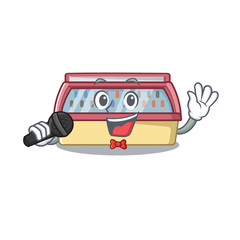 Poster - Singing ice cream freezer in character shape