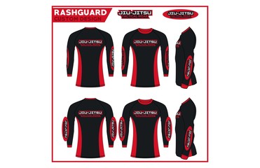 Rashguard jiu-jitsu custom design