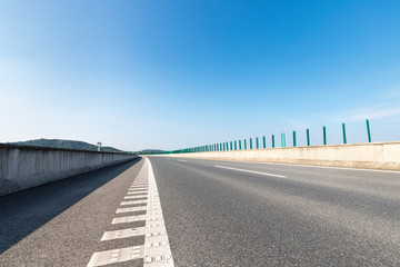 Poster - expressway and asphalt road surface