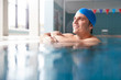 © Monkey Business - Male Swimmer Wearing Hat And Goggles Training In Swimming Pool