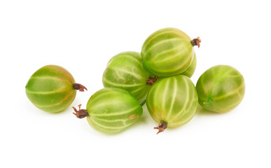 Gooseberry on white