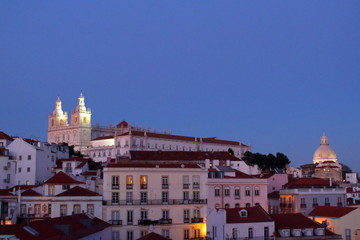 Wall Mural - Lisbon Panorama and View in Portugal