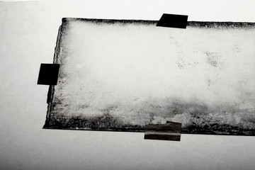 Grunge empty texture vintage retro paper blank.  Abstract background. Black and white image.