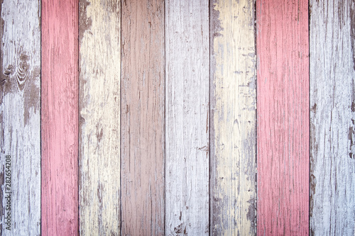 Photo pastel wood planks texture
