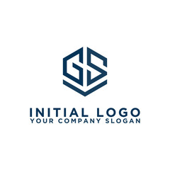 Wall Mural - Inspiring company logo designs from the initial letters of the GS logo icon. -Vectors