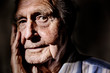 © Westend61 - Portrait of senior man with hand on face, close-up