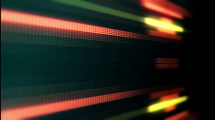 Wall Mural - blurred abstract led light neon glowing stripes equalizer in loop animated dynamic video background