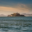 The Alcatraz Island in San Francisco bay. San Francisco, California, United States of America