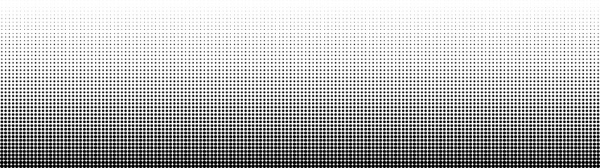 Wall Mural - Halftone. Abstract gradient background of black dots. Vector illustration.