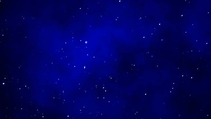 dark navy blue elegant animated background with star. night starry galaxy sky, dark black space loop