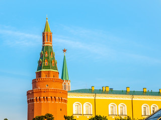 Wall Mural - One of Kremlin tower near Red Square in Moscow, Russia