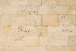 Texture of old limestone brick wall
