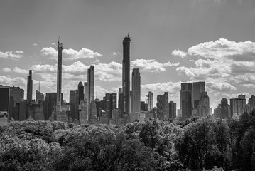  Views of Central Park from the roof top of the MET