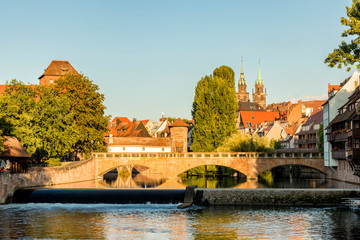 Nuremberg in summer evening