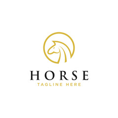 Sticker - Horse design logo concept. Logos available in vectors. - Vector