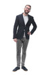 © ASDF - in full growth. portrait of a modern business man.