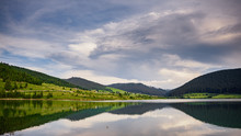 Lake Reflection , Symmetric Landscape