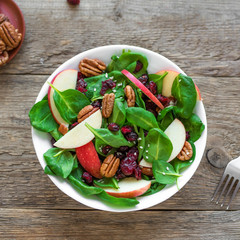 Sticker - Salad with pecan nuts, apple and dry cranberries