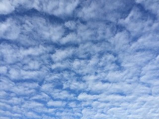 blue sky with clouds