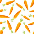 Carrot background illustrations. Concept healthy food,Organic Farm.